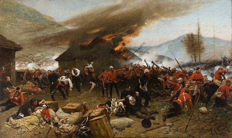 Alphonse-Marie-Adolphe de Neuville The defence of Rorke's Drift China oil painting art